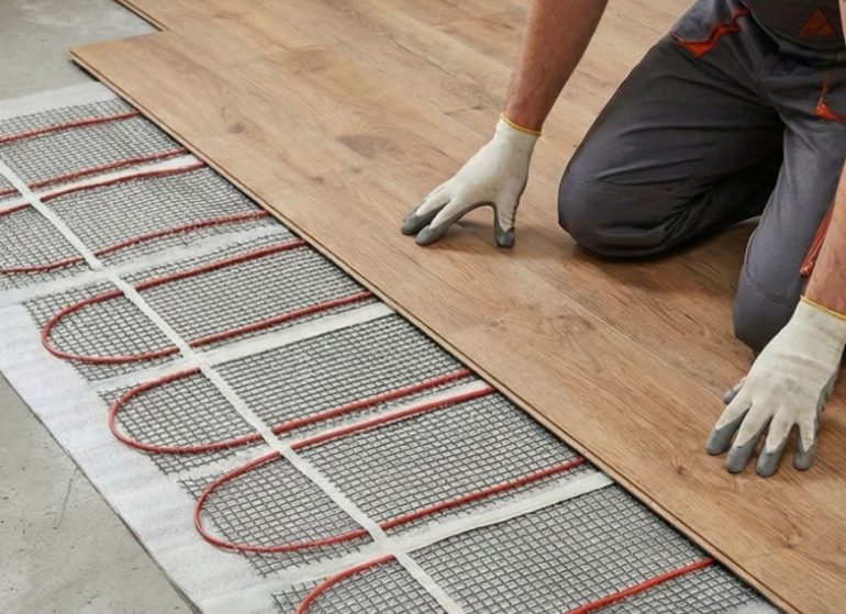 Теплый пол под плитку и ламинат: какой монтаж выбрать в квартире и частном доме